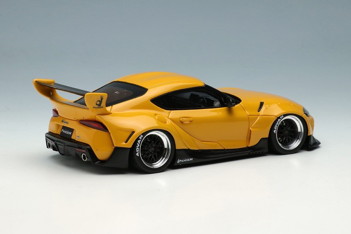 Make Up EIDOLON RB006E 1/43 Pandem GR Supra Ver1 Lightning Yellow 2019