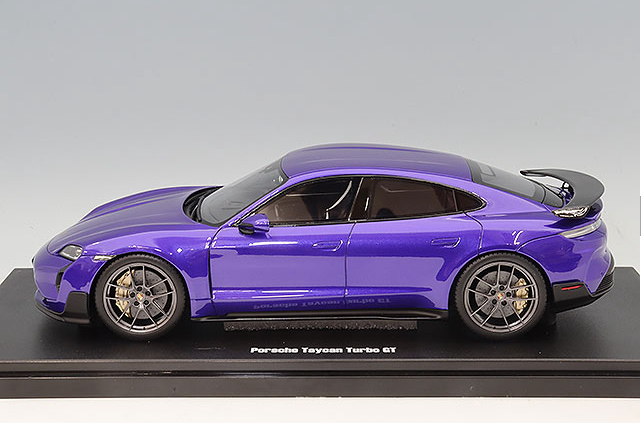 GT Spirit GTS520 1/18 Porsche Taycan Turbo GT EV 2023 Purple Resin