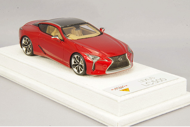 ENIF EX4001 1/43 Lexus LC500 S Package RHD Radiant Red Contrast Resin