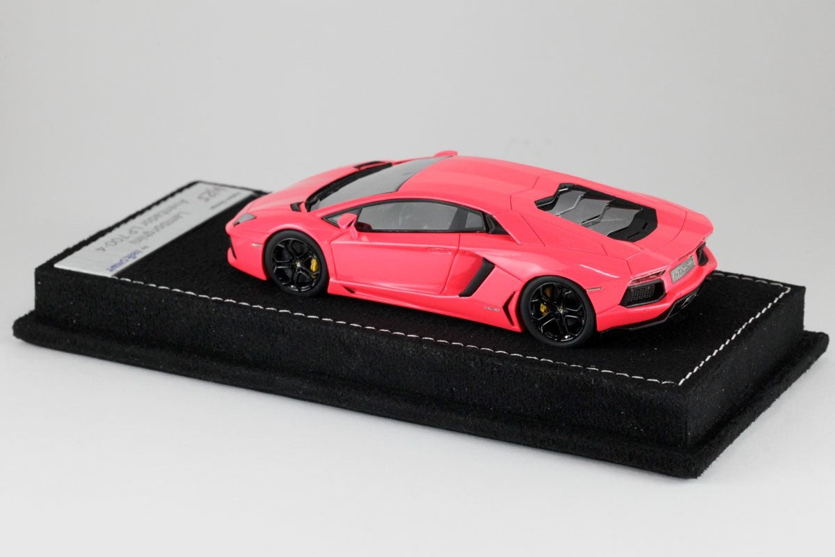 Looksmart LS384HC2 1/43 Lamborghini Aventador LP700-4 Pink Gloss Leather Ltd25