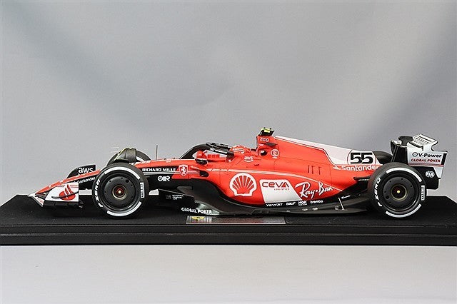Looksmart LS18F1050 1/18 Ferrari SF-23 F1 Las Vegas GP 2023 #55 Sainz Jr