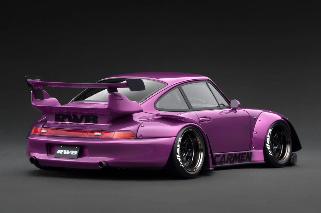 Ignition Model IG3623 1/18 RWB Porsche 993 Purple Metallic Resin