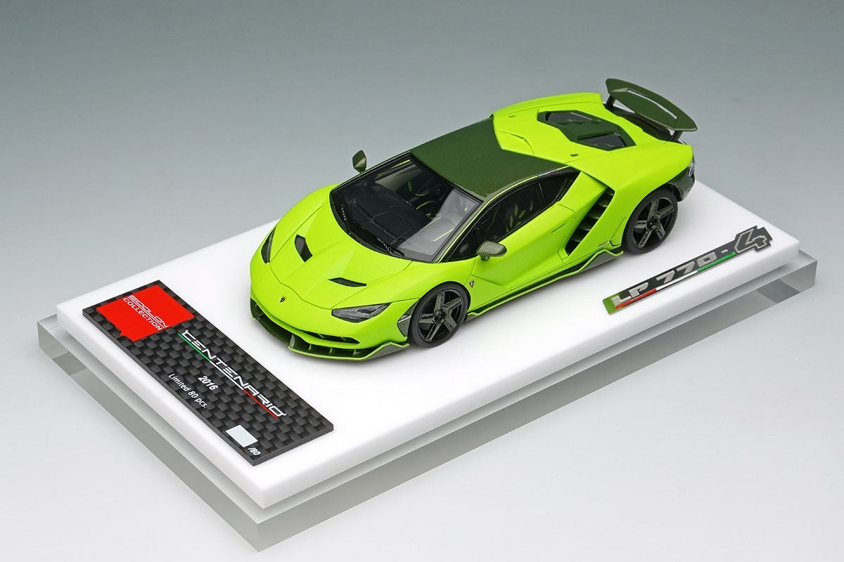 Make Up EIDOLON EM780I 1/18 Lamborghini Centenario 2016 Wing Up Verde/Carbon