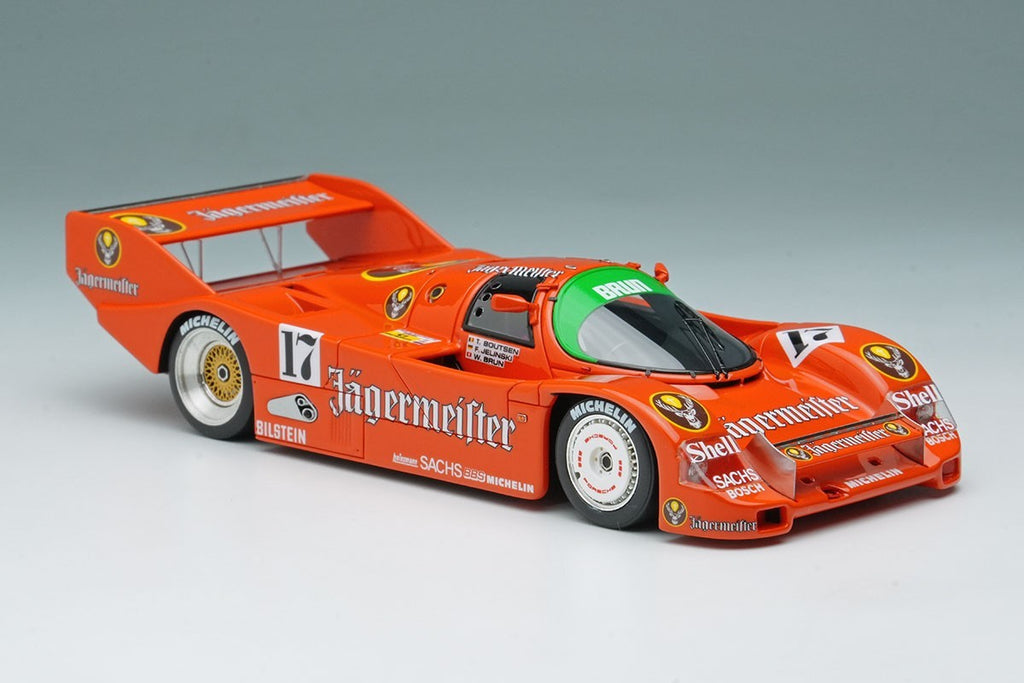 Make Up VISION VM052 1/43 Porsche 962C Brun Jagermeister Spa 1986 No.17 Ltd 120
