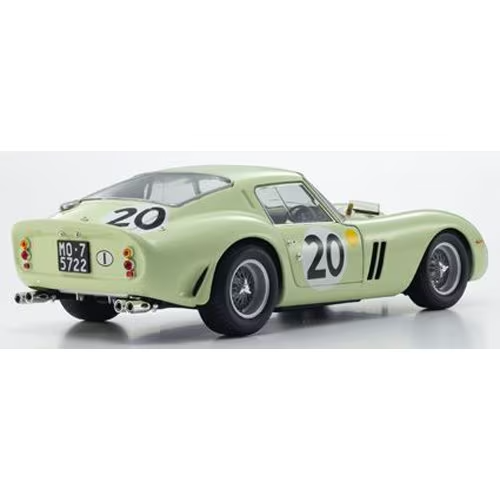 Kyosho KS08438E 1/18 Ferrari 250 GTO Le Mans 1962 Green Diecast