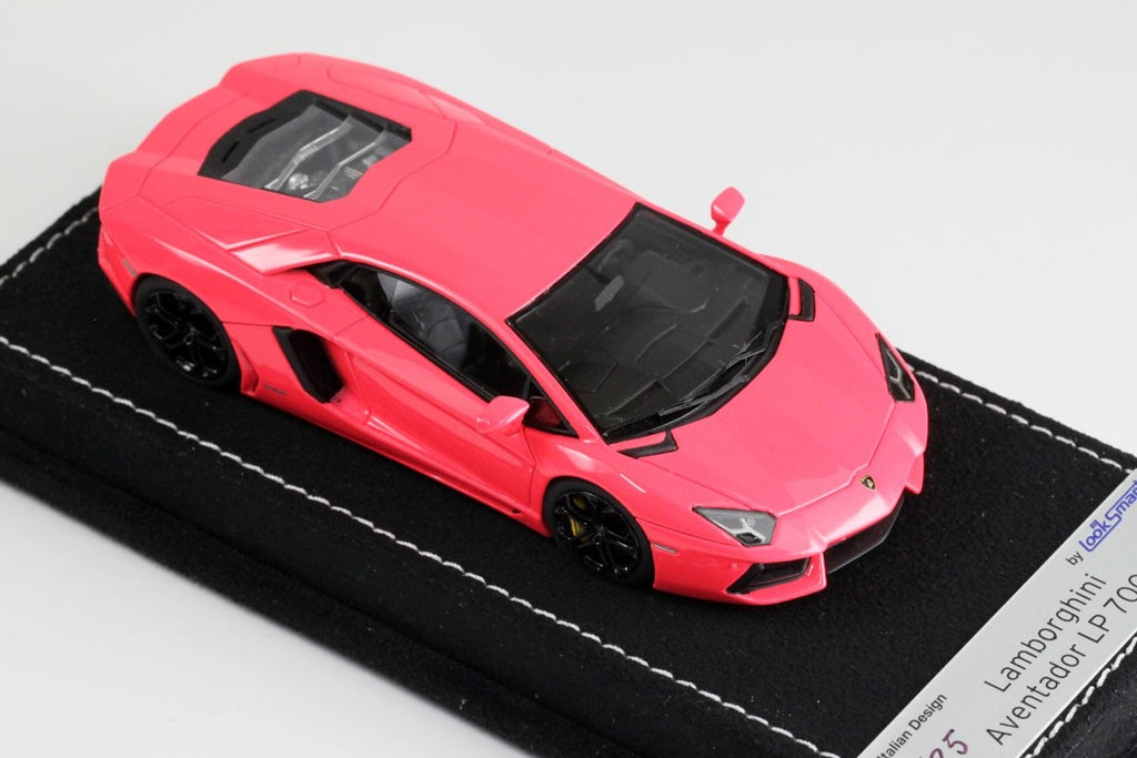 Looksmart LS384HC2 1/43 Lamborghini Aventador LP700-4 Pink Gloss Leather Ltd25