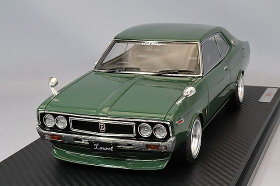 Ignition Model IG3037 1/18 Nissan Laurel C130 2000SGX Green Star Road