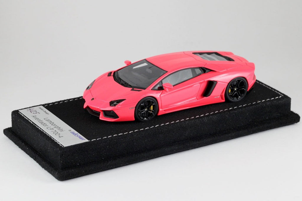 Looksmart LS384HC2 1/43 Lamborghini Aventador LP700-4 Pink Gloss Leather Ltd25