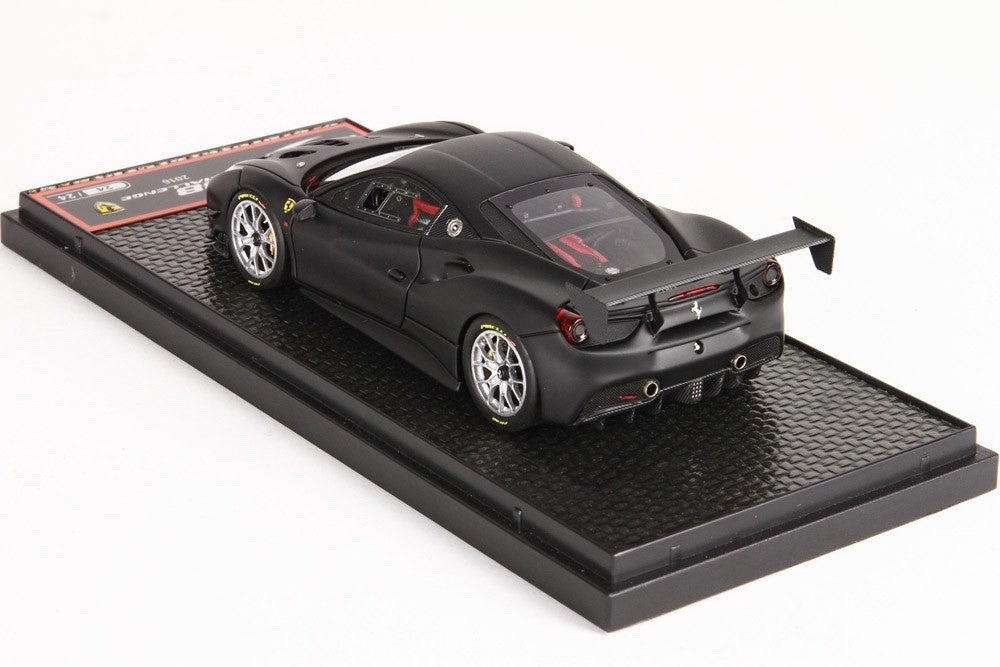 BBR BBRC197D 1/43 Ferrari 488 Challenge Nero Opaco Matt Black Resin Ltd 24pcs