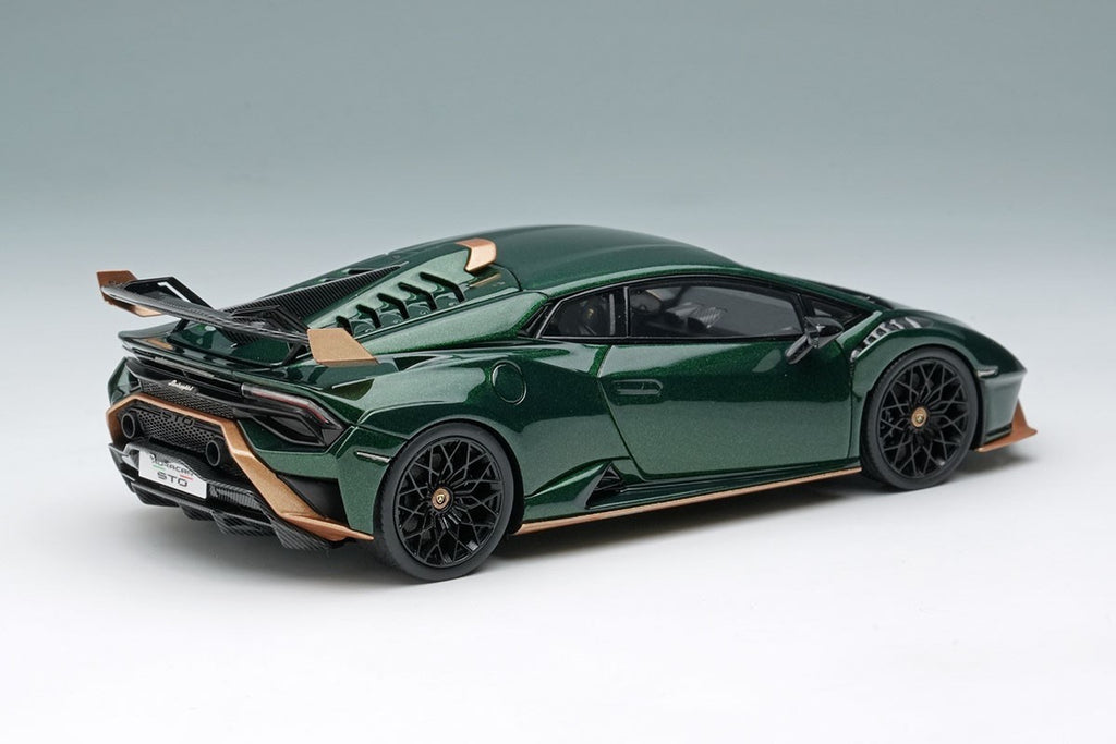 Make Up EIDOLON EM737D 1/43 Lamborghini Huracan STO 2021 Verde Hydra/Gold