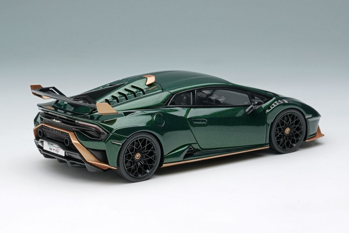 Make Up EIDOLON EM737D 1/43 Lamborghini Huracan STO 2021 Verde Hydra/Gold