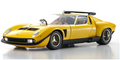 Kyosho KS08319GY 1/18 Lamborghini Miura SVR Yellow Black Diecast Model Car