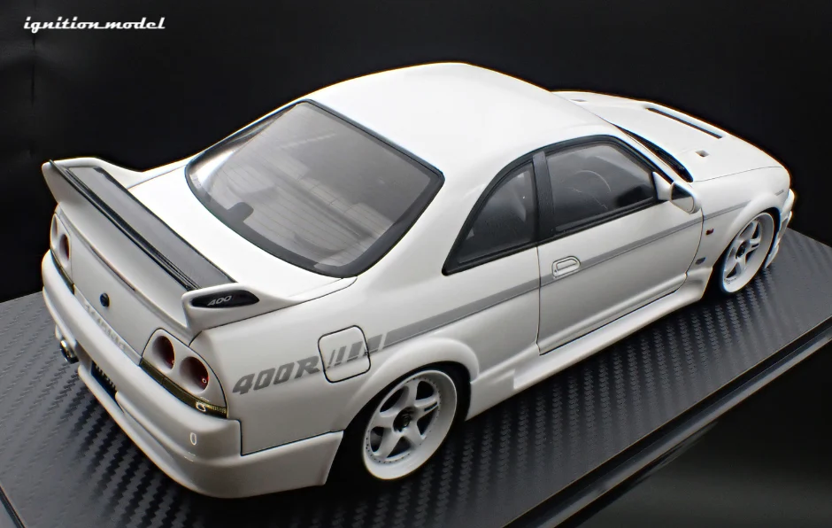 Ignition Model IG3653 1/18 NISMO 400R BCNR33 White Resin Model Car JDM Skyline