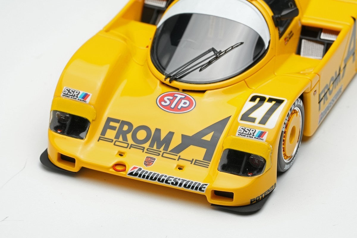 Make Up VISION VM316 1/43 Porsche 962C From A Fuji 500km 1989 Winner #27