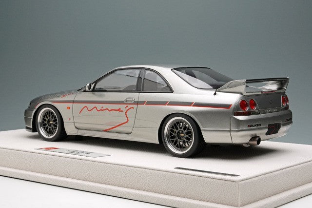 EIDOLON EML179A 1/18 Mine's Skyline GT-R(BCNR33) Sonic Silver Limited 120pcs