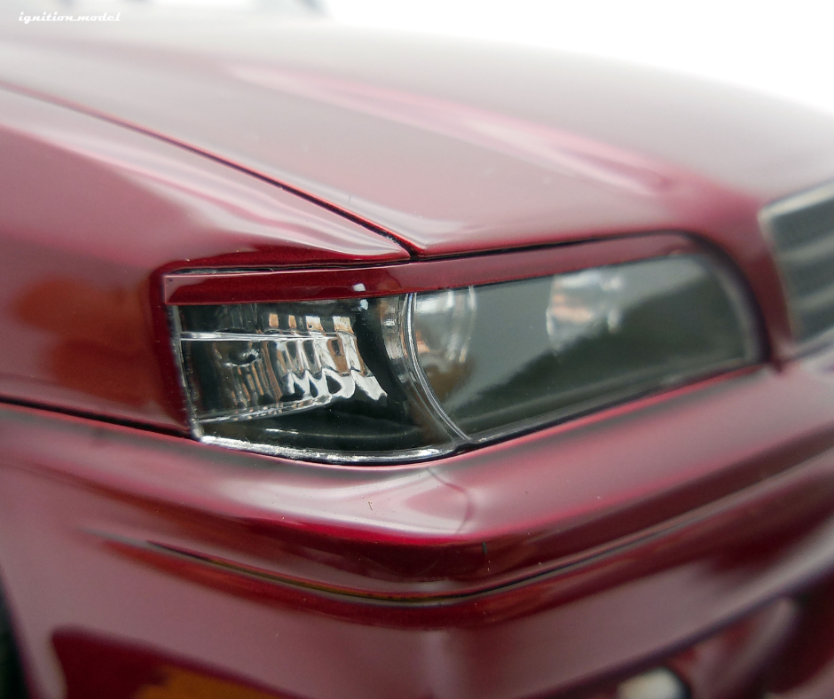Ignition Model IG3316 1/18 Toyota Chaser JZX100 VERTEX Red BBS RG-R