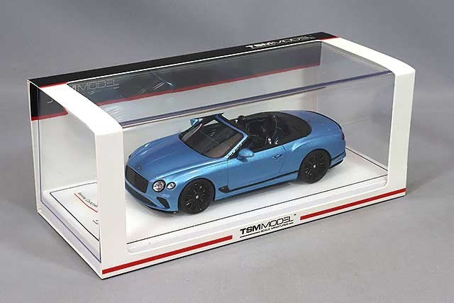 TSM TSM430635 1/43 Bentley Continental GT Speed Convertible 2022 Kingfisher Blue