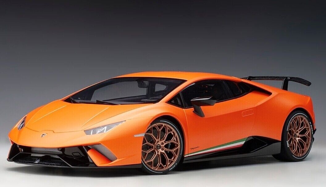 AUTOart 12076 1/12 Lamborghini Huracan Performante Matte Orange Coupe