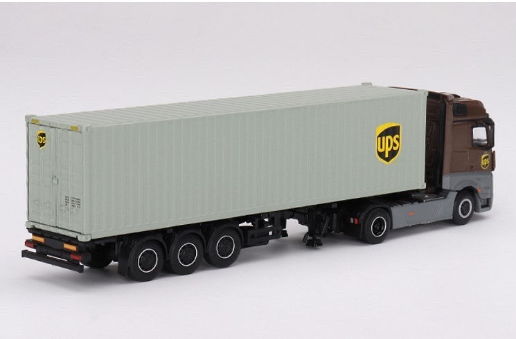 TSM MINI GT MGT00705-L 1/64 Mercedes-Benz Actros 40 Ft Container UPS Europe LHD