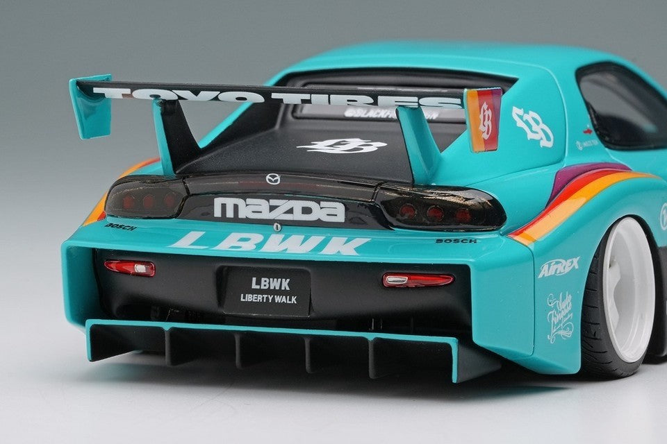 Make Up EIDOLON LB028C 1/43 LB-Super Silhouette Mazda FD3S RX7 Mint Green Resin