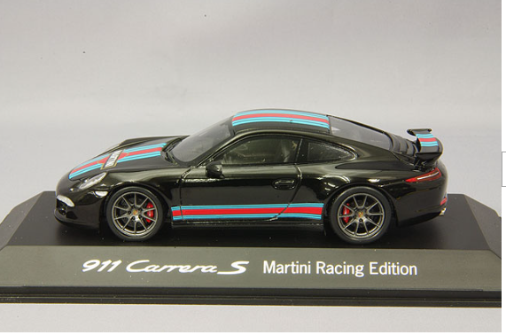 Spark WAP0202310G 1/43 Porsche 911 Carrera S Martini Racing Black Resin