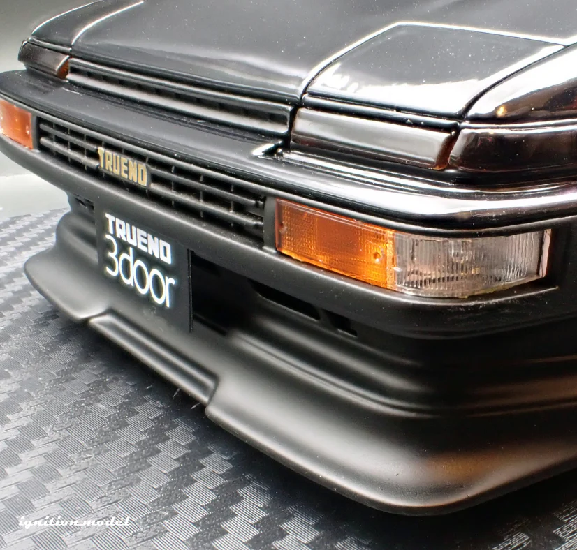 Ignition Model IG3490 1/18 Toyota Sprinter Trueno AE86 Black Limited Resin