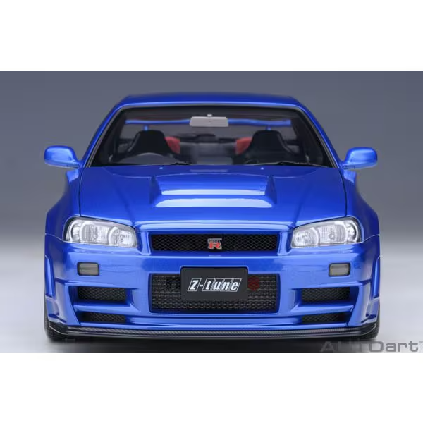 AUTOart 77462 1/18 Nissan Skyline NISMO R34 GT-R Z-Tune Bayside Blue