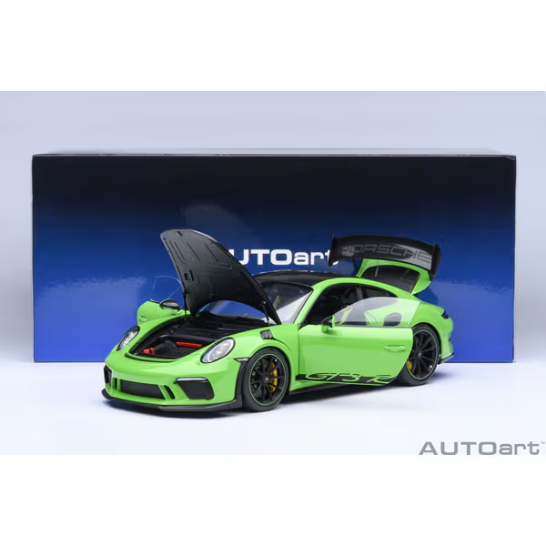 AUTOart 78179 1/18 Porsche 911 991.2 GT3 RS Weissach Green Diecast