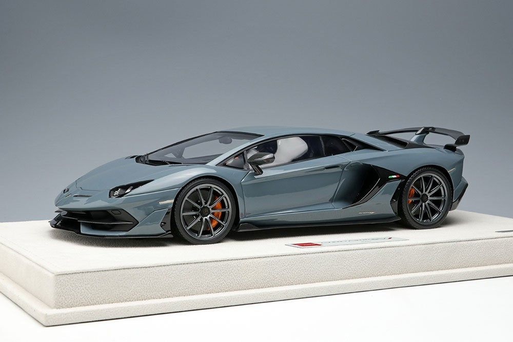 EIDOLON EML026A 1/18 Lamborghini Aventador SVJ 2018 (Nireo wheel) Grigio Telesto