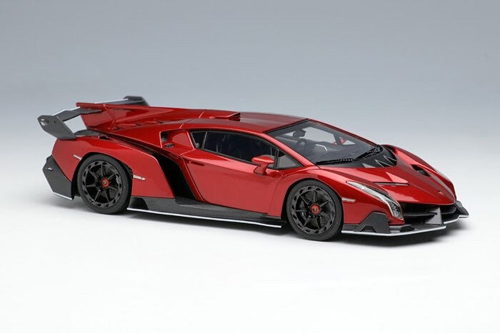 EIDOLON EM449D 1/43 Lamborghini Veneno 2013 Candy Red Resin