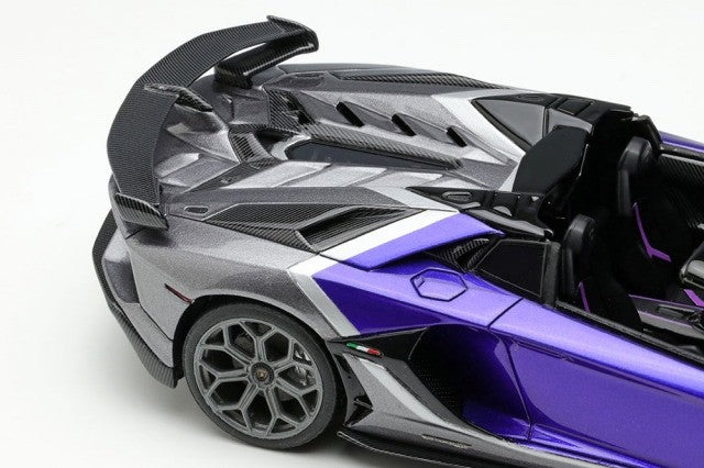 EIDOLON EM669C 1/43 Lamborghini Aventador SVJ Roadster  2020 Viola Hestia Lmited
