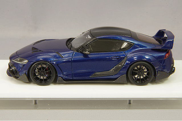 Make Up EIDOLON EM503G 1/43 Toyota GR Supra TRD 3000GT Concept Deep Blue 2019
