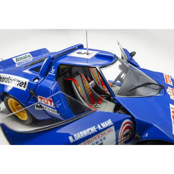 KYOSHO KS08130C - 1/18 Lancia Stratos HF 1976 Tour de Corse #5[Diecast Mini Car]