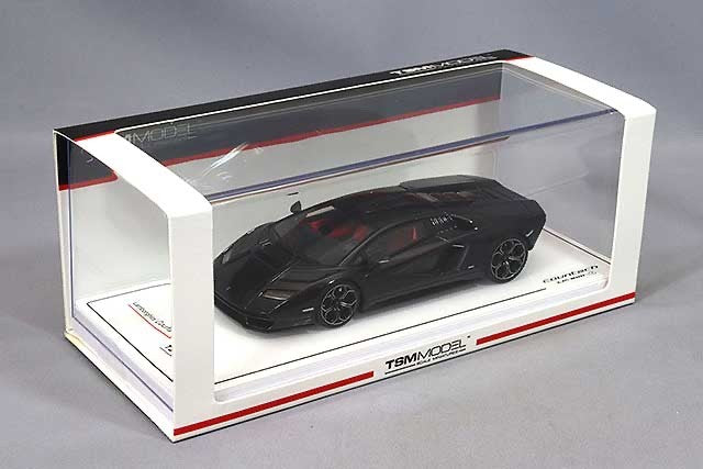 TSM TSM430671 1/43 Lamborghini Countach LPI 800-4 2023 Nero Maia Black Resin