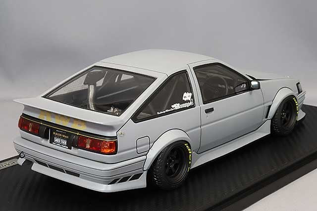 Ignition Model IG2607 1/18 RWB Toyota AE86 Rauh-Welt Matte Gray Resin