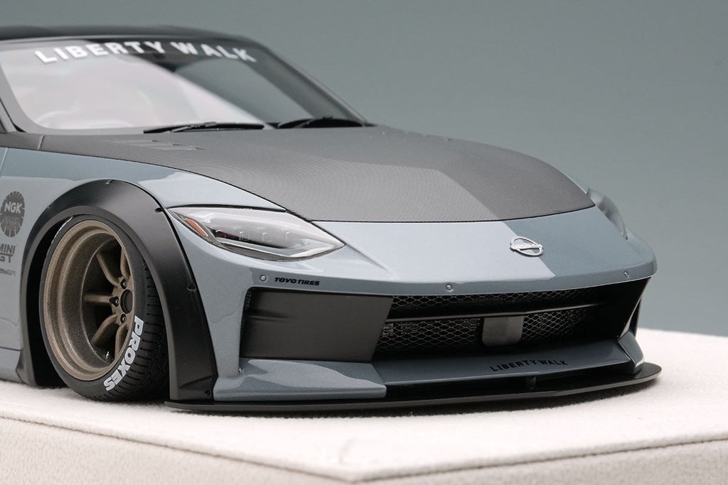 Make Up EIDOLON EML137C 1/18 LB nation Nissan Fairlady Z RZ34 Gray Limited