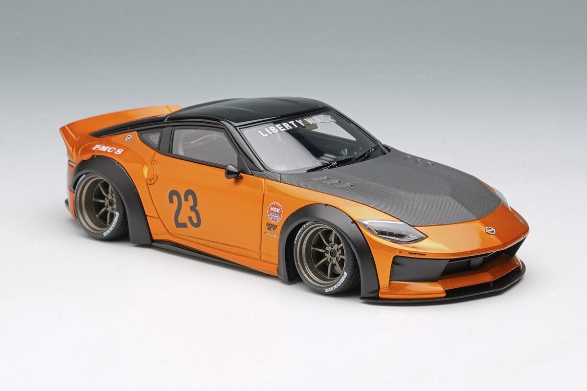 Make Up EIDOLON LB023A 1/43 Nissan Z RZ34 Candy Gold LB Nation 8-Spoke Wheels
