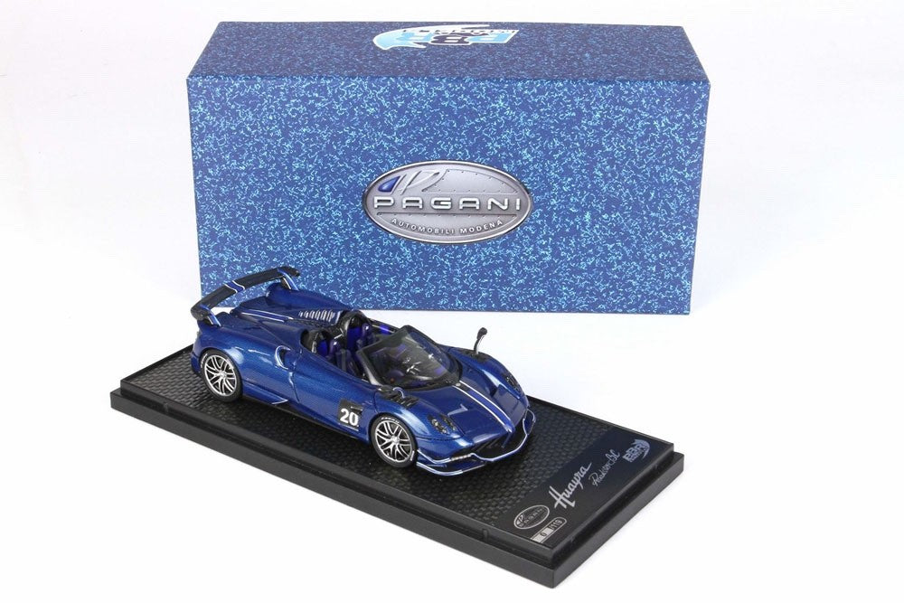 BBR BBRC226B 1/43 Pagani Huayra BC Roadster Dark Blue Carbon Fibre Ltd 119pcs