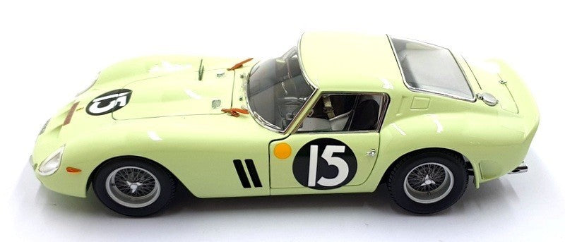 Kyosho KS08438C 1/18 Ferrari 250 GTO 1962 Goodwood #15 Light Green Die-Cast Mode