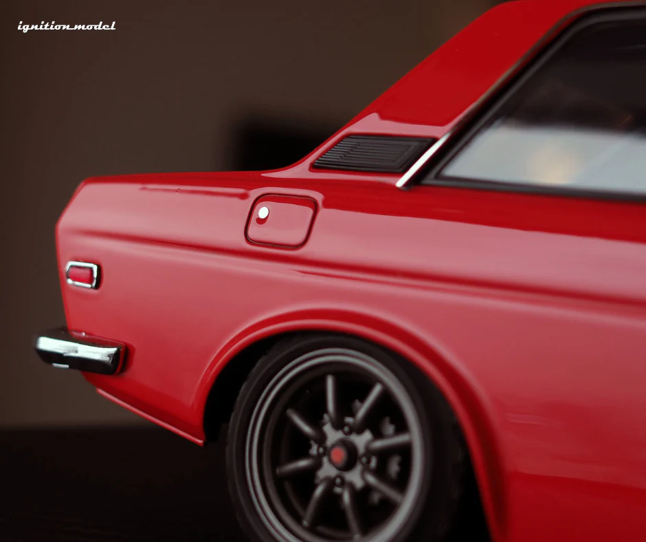 Ignition Model IG3306 1/18 Datsun Bluebird 510 2-Door Watanabe Red Resin