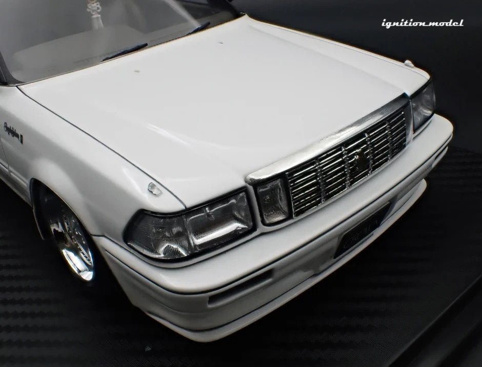 Ignition Model IG3735 1/18 Toyota Crown Royal Saloon G 130 White