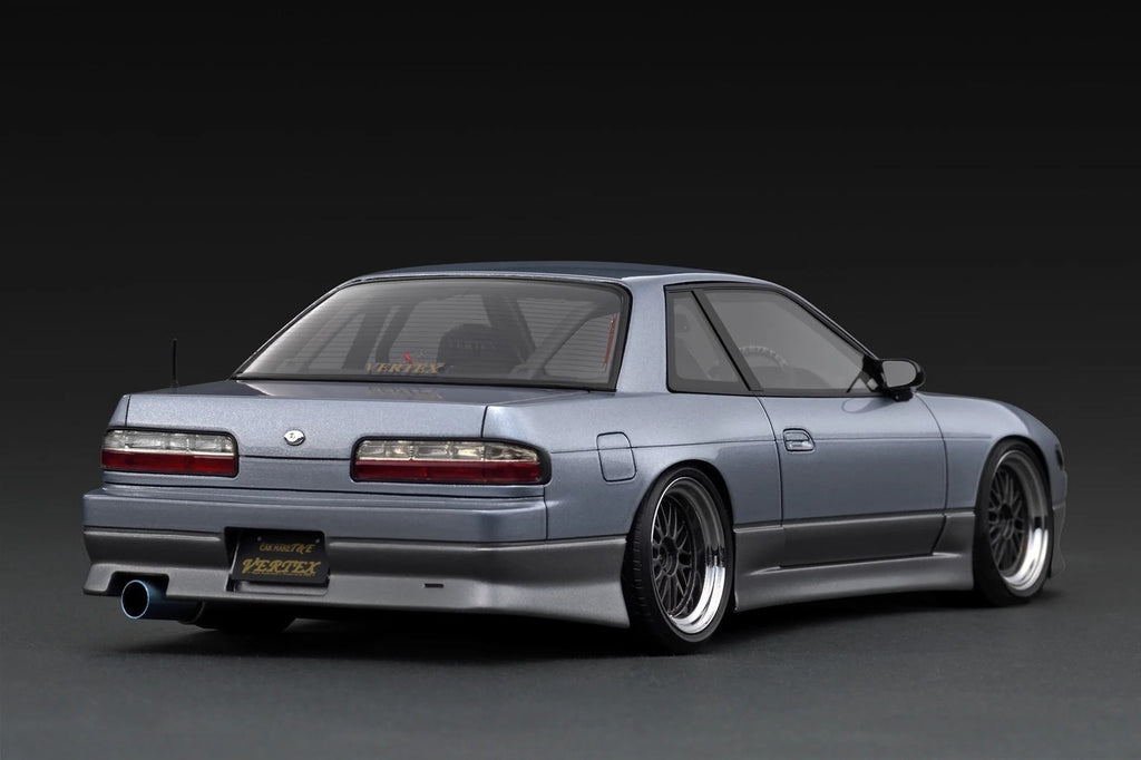 Ignition Model IG3590 1/18 Vertex S13 Silvia Blue Silver Grey BBS LM