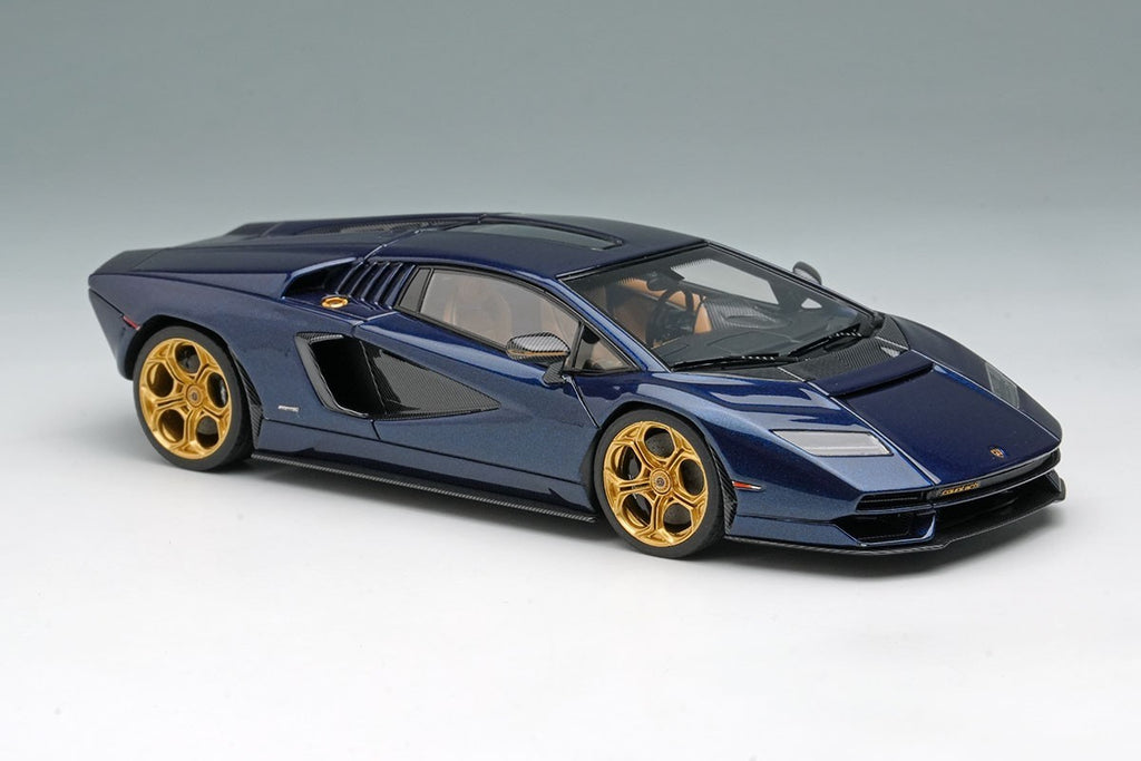 Make Up EIDOLON EM740I 1/43 Lamborghini Countach LPI 800-4 2022 Blue Resin