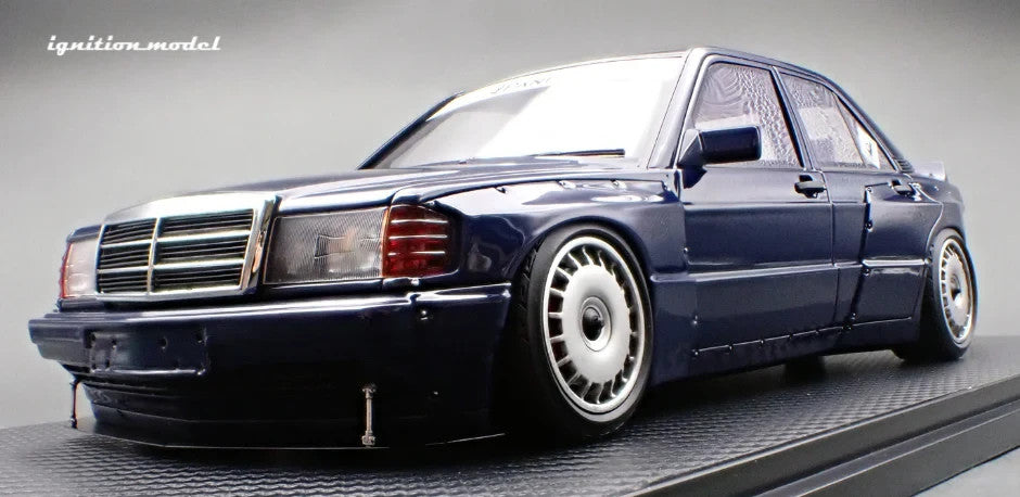 Ignition Model IG3773 1/18 PANDEM Mercedes-Benz 190E Blue Black Resin