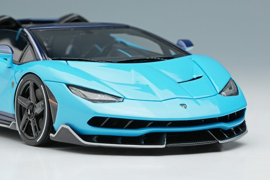 EIDOLON EM406C 1/43 Lamborghini Centenario Roadster LP770-4 2016 Blu Cepheus