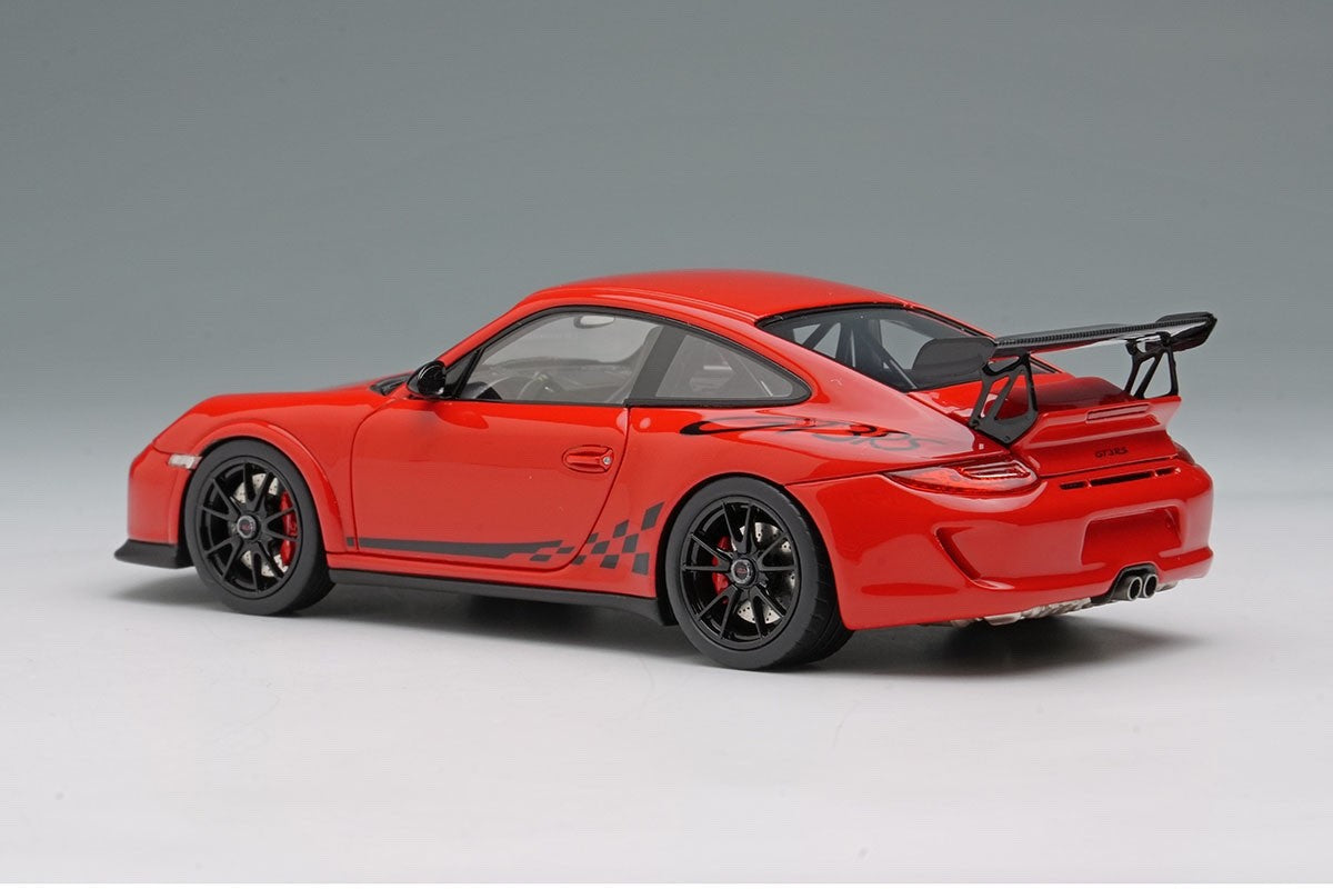 EIDOLON EM603D 1/43 Porsche 911 997.2 GT3 RS 2010 Guards Red Black Stripe Resin