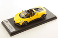 Looksmart LS544B 1/43 Bugatti W16 Mistral 2023 Yellow Roadster Resin