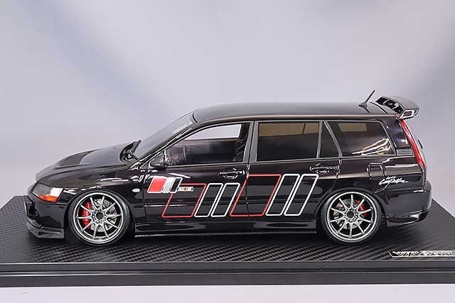Ignition Model IG2770 1/18 Mitsubishi Lancer Evolution Wagon CT9W RALLIART Black