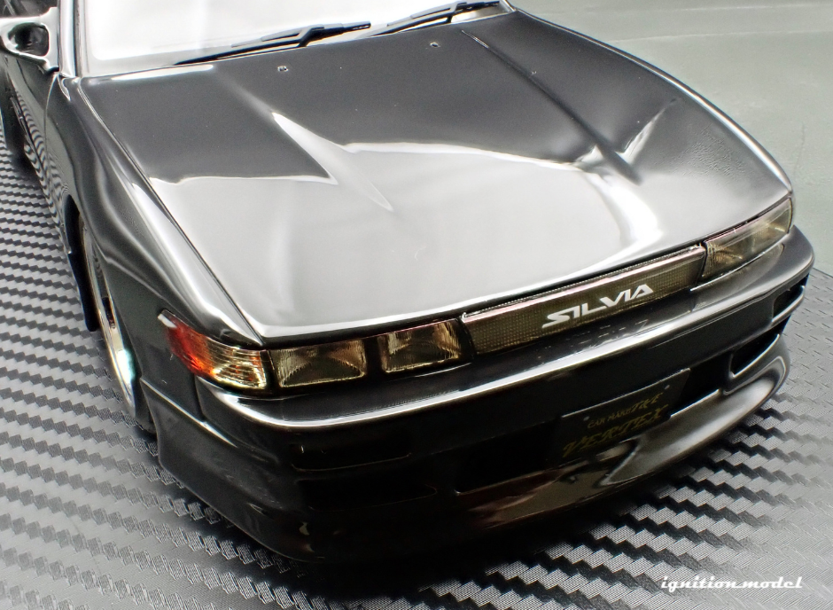 Ignition Model IG3588 1/18 Vertex S13 Silvia Black Watanabe 8-Spoke