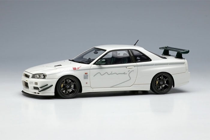 Make Up EIDOLON EM642 1/43 Mine's Skyline GT-R BNR34 V-spec N1 2021 RAYS TE37